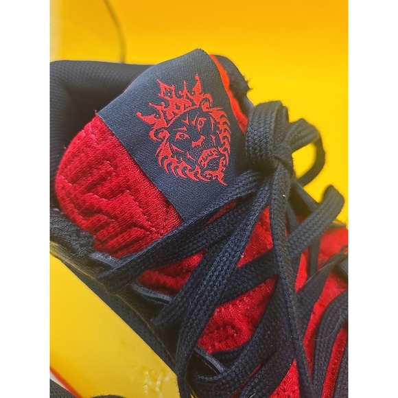 Nike Lebron Sneakers Mens 9.5 Black Red Witness VII Faze Basketball Shoe Trainer - Picture 7 of 9